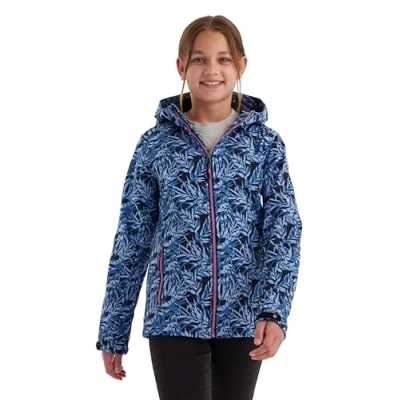Immagine di killtec Bambine e ragazze Giacca softshell/giacca outdoor con cappuccio Mädchen Softshelljacke Print, dunkelnavy, 176, 43200 000