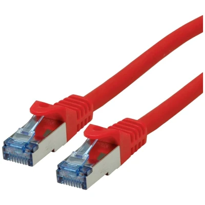 Immagine di ROLINE Cavo Patch Cat.6A S/FTP (PiMF), Component Level, LSOH, Rosso, 5 m
