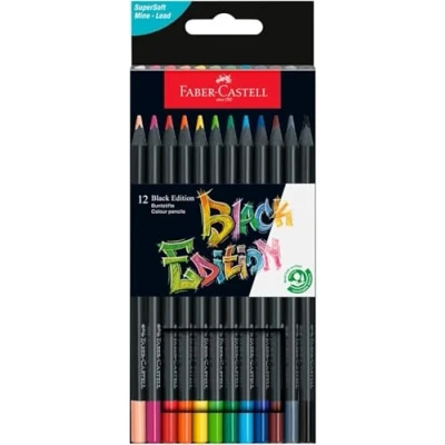 Immagine di FABER CASTELL AST12 MATITE COLORATE BLACKEDITION