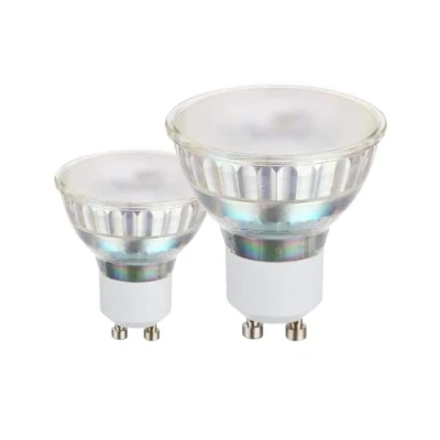 Immagine di Eglo LED GU10 set di 2 lampadine, spot con riflettore 3 Watt ciascuno (equivalente a 24 Watt), 240 Lumen, illuminante bianco caldo, 3000k, lampadina Ø 5 cm
