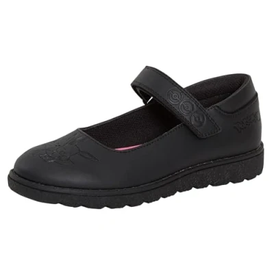 Immagine di Pokémon Scarpe da Scuola Ragazze per Bambini Pikachu Eevee Mocassini Nere con Suola Resistente e Facili Allacciare