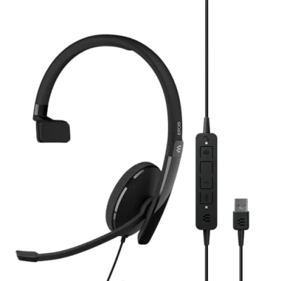 Immagine di EPOS ADAPT 130T USB II Cuffie Certificato da Microsoft Teams, Ottimizzato per UC, con ANC e Microfono Cancellazione del Rumore
