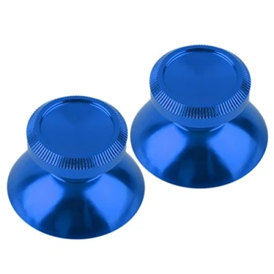 Immagine di Aussel Thumbbsticks in alluminio per PS4 Xbox un gaming System Controller 2 1 (Blue)
