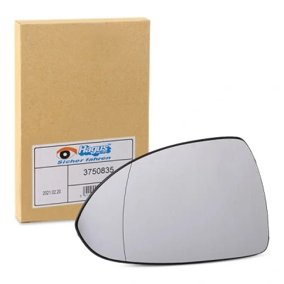 Immagine di VAN WEZEL 3750835 Vetro Specchio Retrovisore Sx OPEL: Corsa D Hatchback, E Hatchback