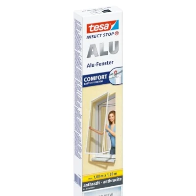 Immagine di tesa ALU COMFORT 55194 00003 00 Zanzariera (L x A) 1000 mm 1200 Antracite 1 pz.