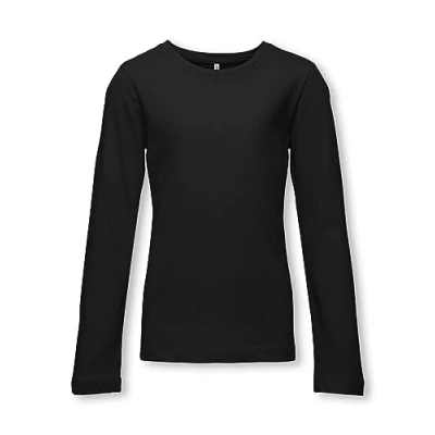 Immagine di KIDS Only Kognew L/S Tee Jrs Noos Maglietta a maniche lunghe, Bambine e ragazze, Nero, 146 152
