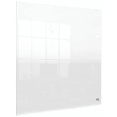 Immagine di Nobo Mini Lavagna / Blocco Note in Acrilico Trasparente da Montare su Parete o Scrivania con Pennarello e Cuscinetti Inclusi, Portatile, Cancellabile a Secco, Senza cornice, 450 mm x Bianco