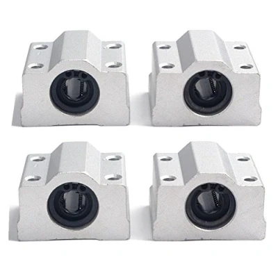 Immagine di DollaTek 4 pezzi SCS8UU cuscinetto a sfere per movimenti lineari con boccola scorrevole CNC lunghezza 34,5 mm