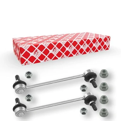 Immagine di FEBI BILSTEIN 24863 Kit riparazione, Barra accoppiamento stabilizzatore Assale anteriore Sx, Dx con dado autobloccante