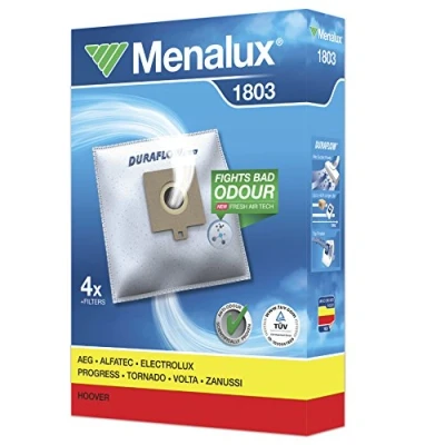 Immagine di Menalux, Set di sacchetti per aspirapovere AEG Smart 485/ Hoover/Progress, 4 pz.