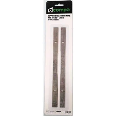 Immagine di KIT COLTELLI DI RICAMBIO SPECIFICI PER COMBINATA PIALLA FILO SPESSORE KOMPACTA 250/2 COMPA ACC.33/1 25/2