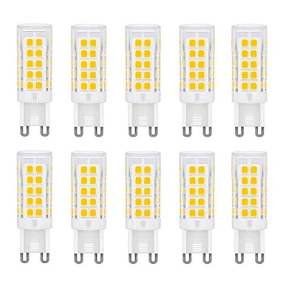 Immagine di Jiotouhu Lampadina Led G9, 5 W G9 Lampade (equivalente a 50 alogene G9), Lampadine Bianco Caldo 3000 K, Senza Scintillio, 360 Gradi Angolo, AC 220 240 V, Confezione da 10