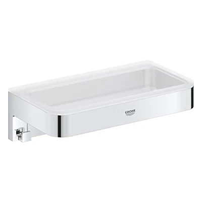 Immagine di GROHE QUICKFIX Start Cube,Portaoggetti per doccia,Installazione a vite o con colla,Cromo,41107000