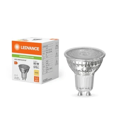 Immagine di Ledvance Faretto LED Performance GU10 PAR16 6,9 W 575 lm 60D 830 bianco caldo ricambio per 80