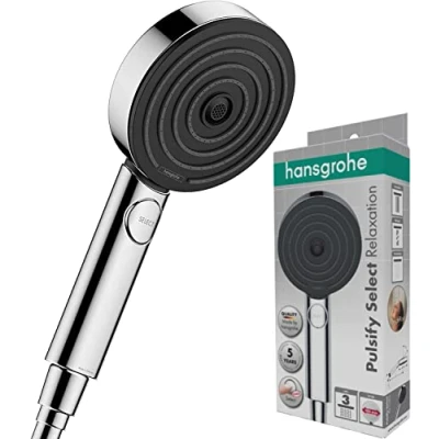 Immagine di hansgrohe Pulsify Select S Doccetta 105 3 tipi di getto Relax, cromo, 24110000