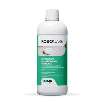 Immagine di CAMP Robo Care Detergente concentrato per robot lavapavimenti, igienizzante, compatibile con tutti i robot, gradevolmente profumato, 750ml