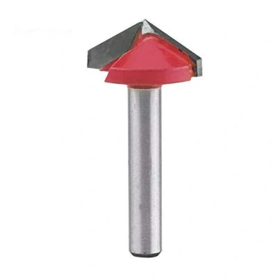 Immagine di 1pc 3d acciaio al tungsteno lavorazione del legno cnc router bit sharp v groove utensile da taglio fresa fine 60/90/120/150 gradi 6mm albero(6 * 22mm*120)