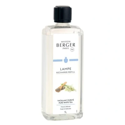 Immagine di LAMPE BERGER Profumo per Ambienti, Legno di Cedro, Thé Blanc Pureté tè aromatico Bianco, 1L