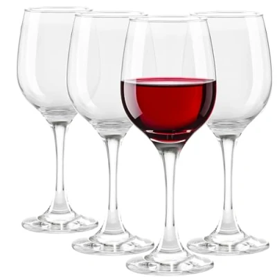 Immagine di Glasmark KROSNO 1992 Bicchieri da vino Set di 4 bianco 250 ml rosso Bicchiere Dessert Cocktail acqua Lavabili in lavastoviglie