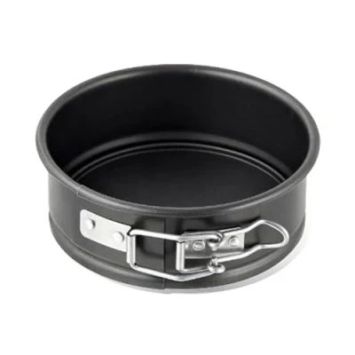 Immagine di Zenker 7680 teglia apribile 12,5 cm X 4,5 SPECIAL MINI, piccola con fondo piatto in lamiera d&#039;acciaio, tortiera rotonda rivestimento antiaderente (colore nero), quantità: 1 pezzo