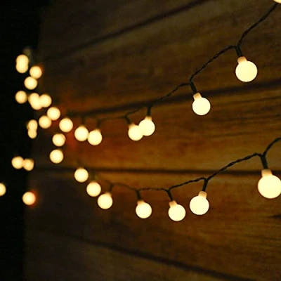 Immagine di Tomshine Stringa di Luci Solari per Esterni, 6,9 m 50 a LED Impermeabili IP44 con 8 Modalità Illuminazione la Eecorazione