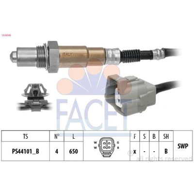 Immagine di FACET 10.8566 Sonda lambda con materiale di fissaggio riscaldato, planare, Filettatura prelubrificata MAZDA: CX 5 I