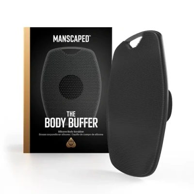 Immagine di MANSCAPED® Scrubber in silicone di alta qualità, per nutrire, pulire ed esfoliare la pelle, setole schiuma con impugnatura ergonomica antiscivolo, lunga durata e facile da (confezione 1)