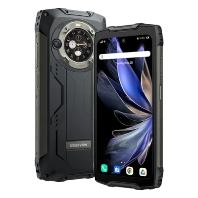 Immagine di Blackview BV9300 PRO Smartphone Rugged(100LM Torcia), 16GB+256GB, 15080mAh Batteria, 6,7&#039;&#039; 120Hz 2.3K Display, 64MP+32MP Fotocamera, IP68 IP69K Android 13 Impermeabile Cellulare, GPS NFC Nero