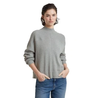 Immagine di G STAR Donna Boxy Mock Jumper, Multicolore (grey alloy htr D25218 D771 G902), S