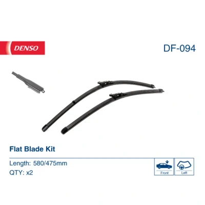 Immagine di Spazzola tergi Denso DF 094 Spazzole flat blade JAGUAR: XF Sedan, Sportbrake