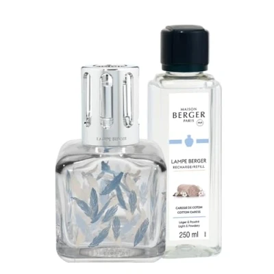 Immagine di Lampe Berger Cofanetto GLACON PIUMA con 250ml Caresse de Coton