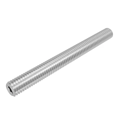 Immagine di Perno filettato SECCARO con punta conica M8 x 80 mm, acciaio inox V2A VA A2, DIN 913 / ISO 4026, esagono incassato, 20 pezzi