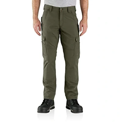 Immagine di Carhartt Rugged Flex Relaxed Fit Ripstop Cargo Work Pant Pantaloni Utility, Basilico, 32W x 32L Uomo