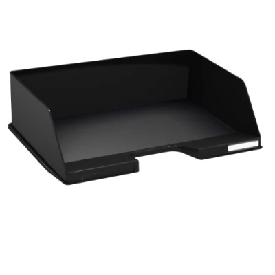 Immagine di Exacompta 11214D Set di 4 cestini portacorrispondenza COMBO MAXI all&#039;italiana EcoBlack