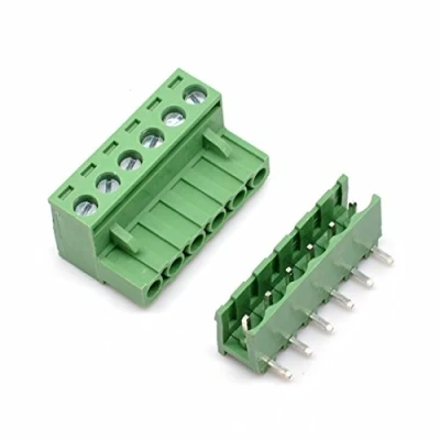 Immagine di Oiyagai 10 Set Terminali a Vite PCB 6 Pin, 5,08mm Passo, Angolo Retto Maschio Femmina