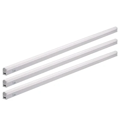 Immagine di Oktaplex set di 3 luci sottopensile Riga LED cucina 114cm bianco neutro 4000 K striscia luminosa estensibile 1630 lumen 18 W con interruttore