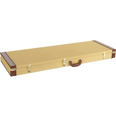 Immagine di Shaman custodia per basso elettrico Tweed Robusta rigida imbottita basse elettriche con chiusura a scatto Valigia sagomata ampio scomparto gli accessori