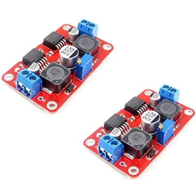 Immagine di TECNOIOT 2 pz XL6009 LM2596S Auto DC Step Up Down Boost Convertitore di Potenza Tensione Buck