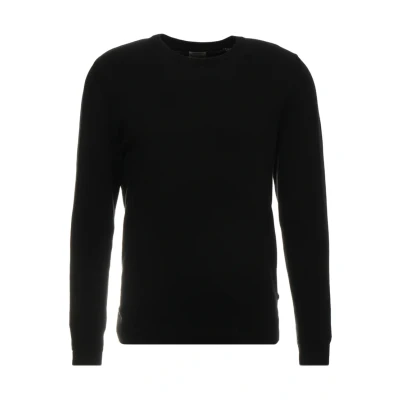 Immagine di JACK &amp; JONES JJEBASIC Knit Crew Neck Noos Pullover, Forest Night/Detail:Twisted with Black, M Uomo