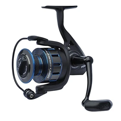 Immagine di PENN Combat III, mulinello da pesca, spinning, pesca in mare, versatile per barca, kayak, jigging, surf e uso completo, unisex, nero/blu, 3000