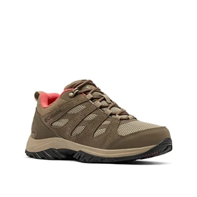 Immagine di Columbia Redmond III Waterproof Scarpa da hiking, Donna, Taglia: 40.5, Pebble/red coral Pelle e tessuto