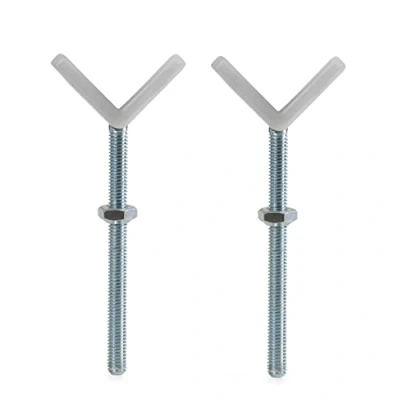 Immagine di hauck Y Spindle Adattatore Ringhiere Profili Rotondi Compatibile con Cancelletti di Sicurezza per Bambini Porte e Scale Estensioni Senza Forare, 2 Pezzi Bianco