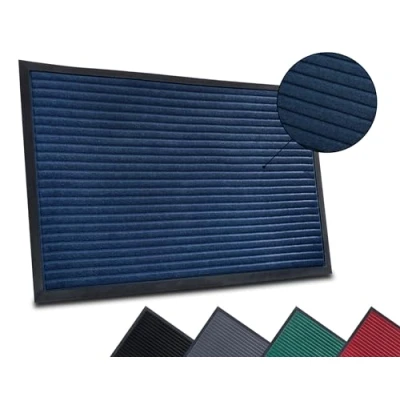Immagine di HANSE Home Zerbino per interni ed esterni (S XXL), antiscivolo, esterni, lavabile e resistente alle intemperie, sottile, ingresso 80 x 120 cm, blu