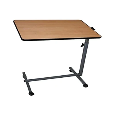 Immagine di Easy, Tavolino Multiuso, a rotelle pieghevole, Leggero, Color Legno