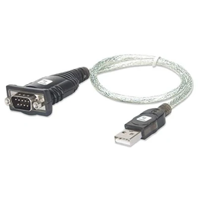 Immagine di Techly 023493 Convertitore Adattatore USB a Seriale in Blister Trasparente
