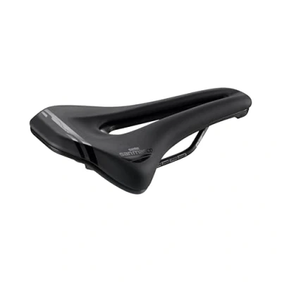 Immagine di Selle San Marco GROUND Dynamic Sella Bicicletta Off road, MTB, Mountain Bike, con Telaio Resistente in Manganese e Foro Anatomico Taglia L3, Nero