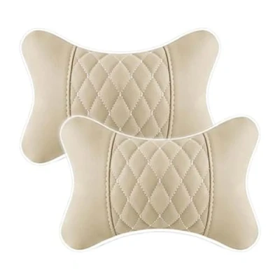 Immagine di ARRYEDCN Cuscino poggiatesta Auto, per Audi A1 A3 A4 A5 A6 A7 A8 A8L Q2 Q3 Q5 Q7 Auto Morbido la Guida con Cinghia Regolabile, Collo Auto,B