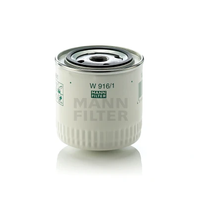 Immagine di MANN FILTER W 916/1 Filtro olio 3/4 16 UNF con una valvola blocco arretramento ad avvitamento FORD: Transit Mk3 Bus