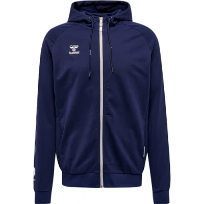 Immagine di hummel hmlMOVE Grid Cotton Zip Felpa con Cappuccio