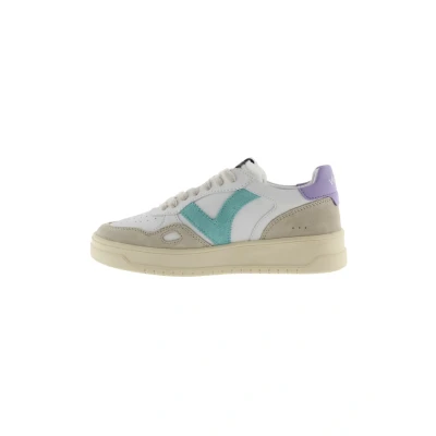 Immagine di victoria Sneaker Unisex Seúl Effetto Pelle &amp; Pezzi Colorate in Crosta di A Contrasto 1257101 per Adulto Lila 40
